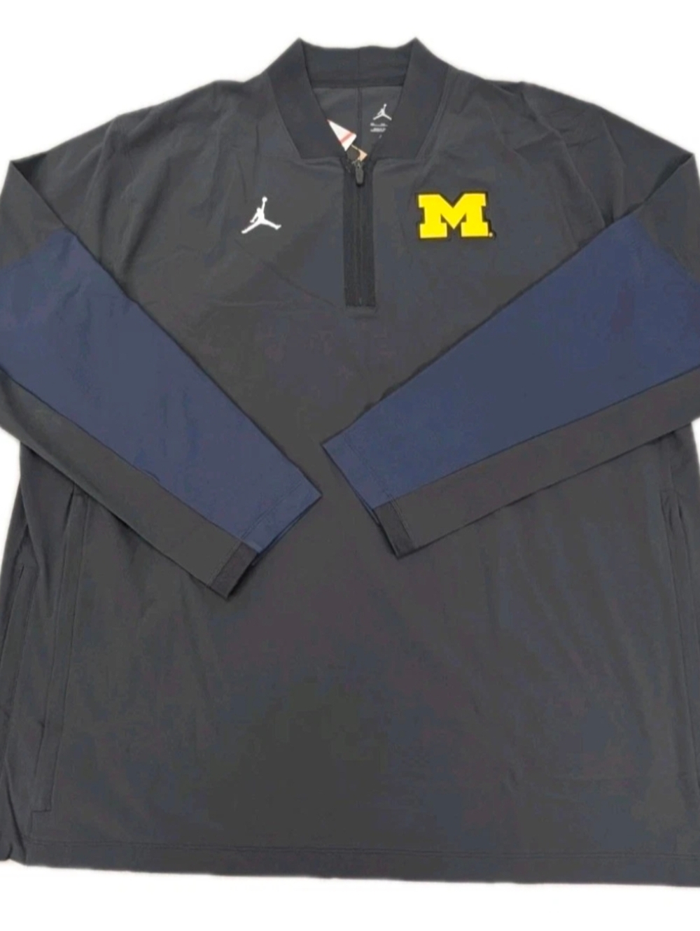 Jordan Brand Michigan Wolverines On-Field Quarter-Zip Jacket XXL NWT